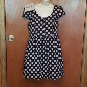 Ladies dress/tunic in sheer poly size medium